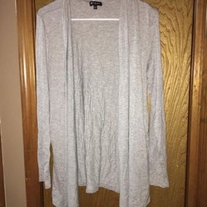 Light gray cardigan long sleeve